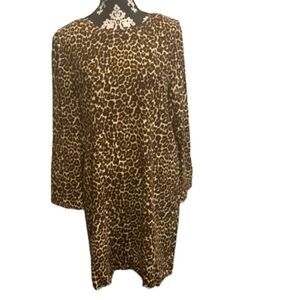 J.Crew animal print dress NWT